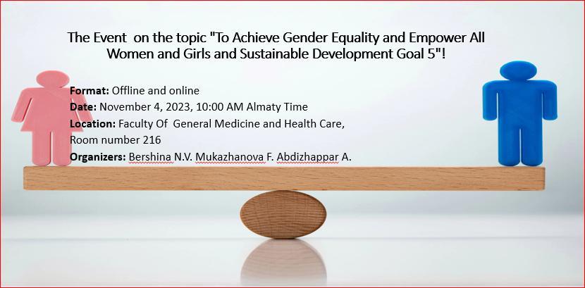 “Ensuring gender equality and empowering all women and girls”